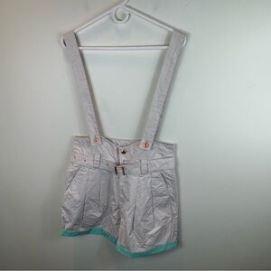 DIESEL High Waisted Suspender Shorts